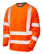 Leo Workwear Capstone Iso 20471 Cl 3 Coolviz Plus Sleeved T-Shirt - thumbnail 1