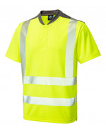 Leo Workwear Putsborough Iso 20471 Cl 2 Performance T-Shirt - thumbnail 2