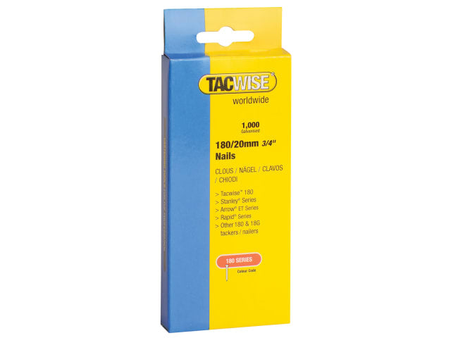 Tacwise 180 Series 18 Gauge Nails