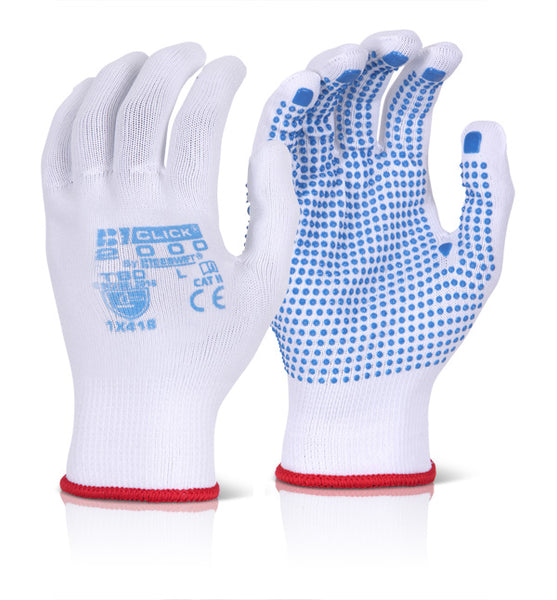 Beeswift Tronix Blue Dot Gloves - Pack Of 10 - (Pack of 10)