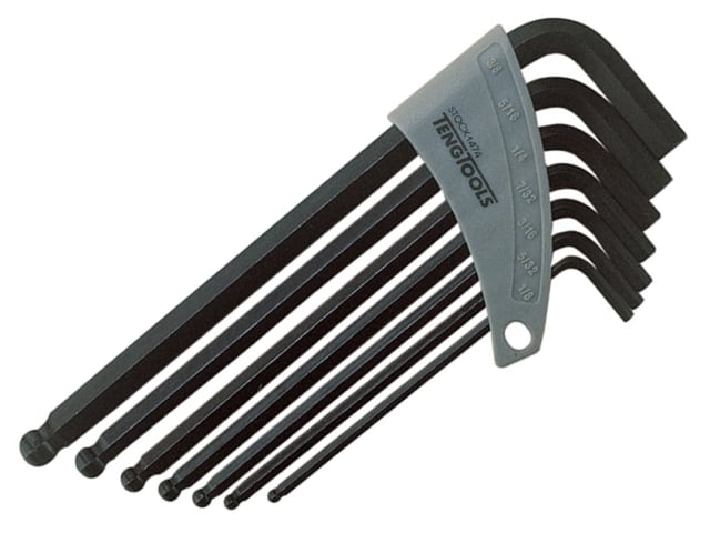 Imperial Ball Point Hex Key Set of 7 (1/8-3/8in) 