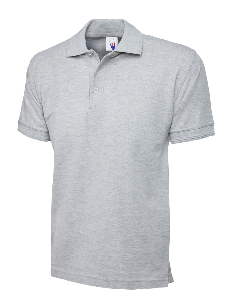 Uneek Premium Unisex Poloshirt UC102 - Heather Grey
