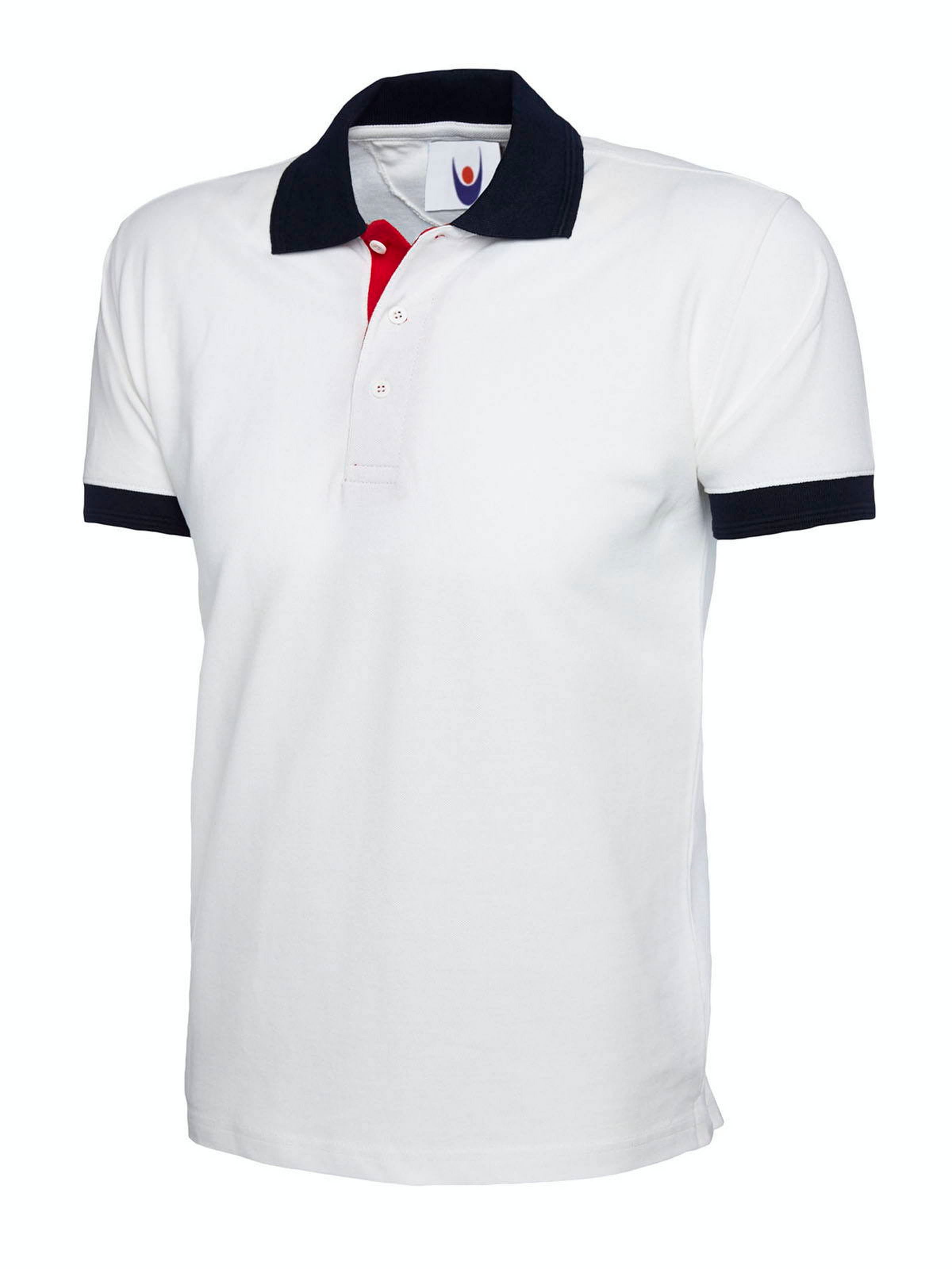 Uneek Contrast Poloshirt UC107 - White
