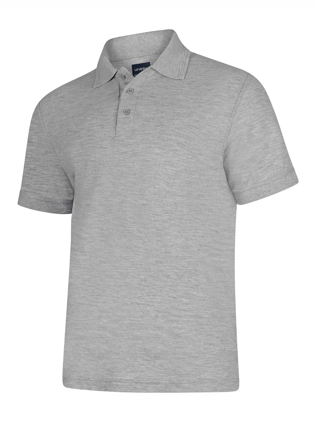 Uneek Deluxe Poloshirt UC108 - Heather Grey