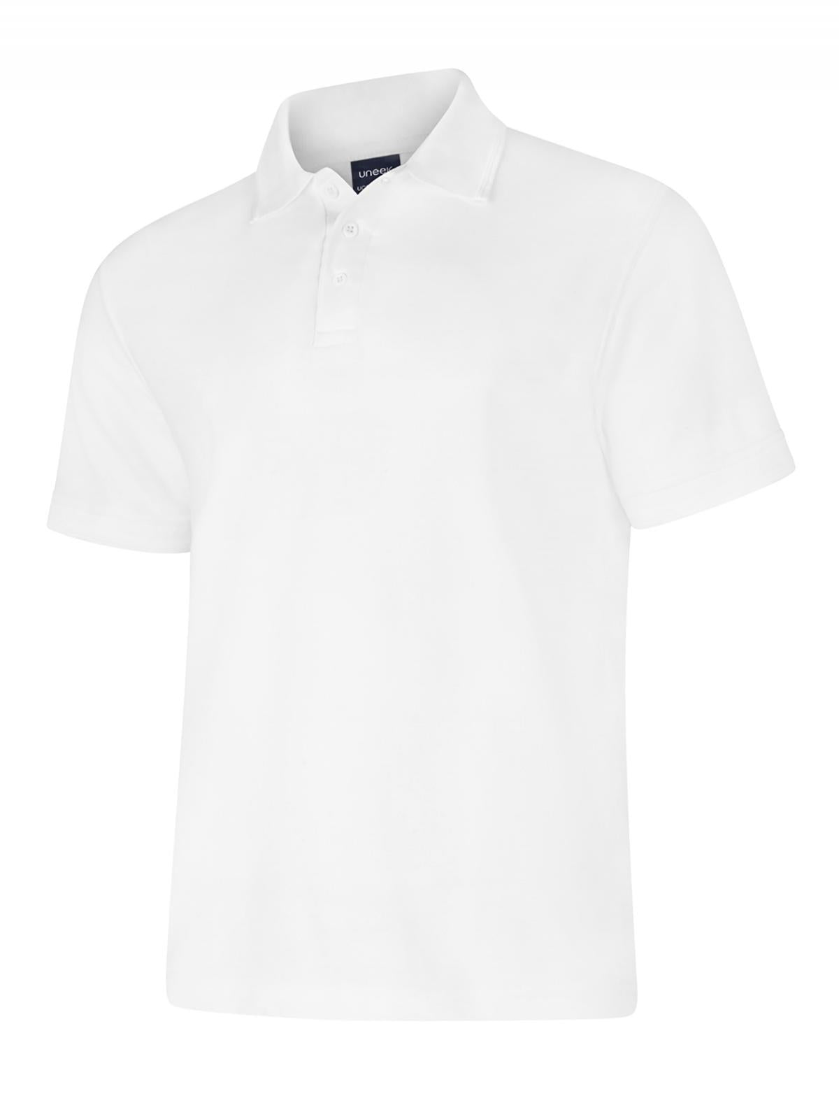 Uneek Deluxe Poloshirt - White