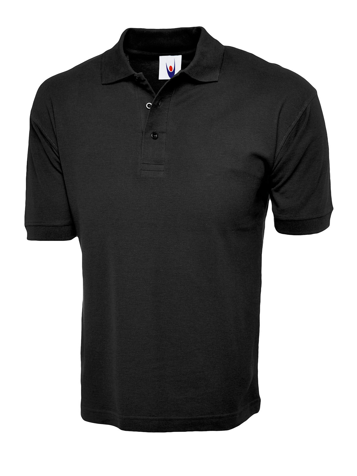 Uneek Cotton Rich Poloshirt UC112 - Black