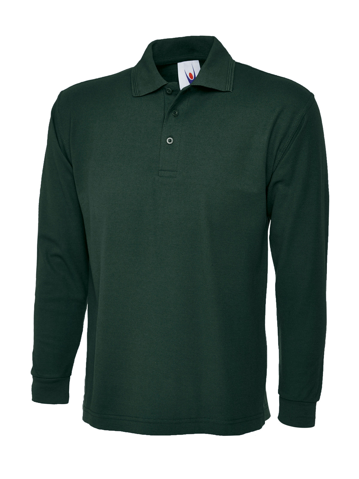 Uneek Longsleeve Poloshirt UC113 - Bottle Green