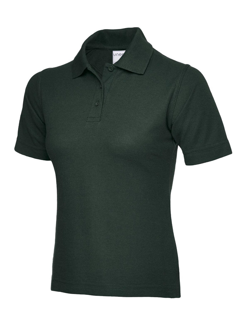 Uneek Ladies Ultra Cotton Poloshirt UC115 - Bottle Green