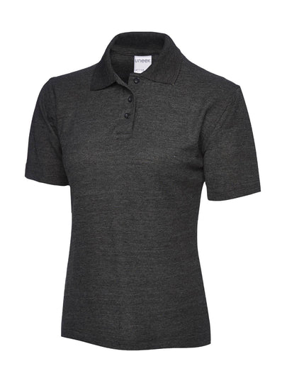 Uneek Ladies Ultra Cotton Poloshirt UC115 - Charcoal