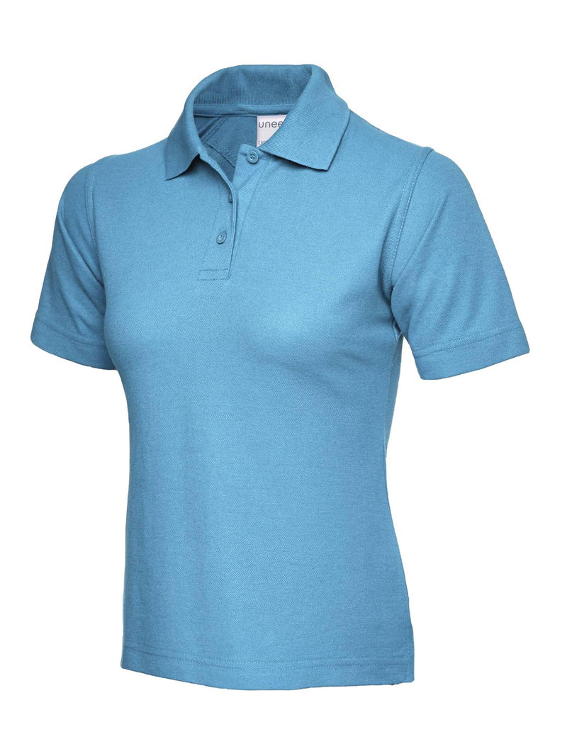 Uneek Ladies Ultra Cotton Poloshirt UC115 - Sky