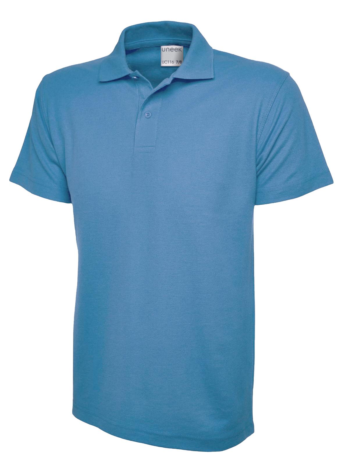 Uneek Children's Ultra Cotton Poloshirt UC116 - Sky
