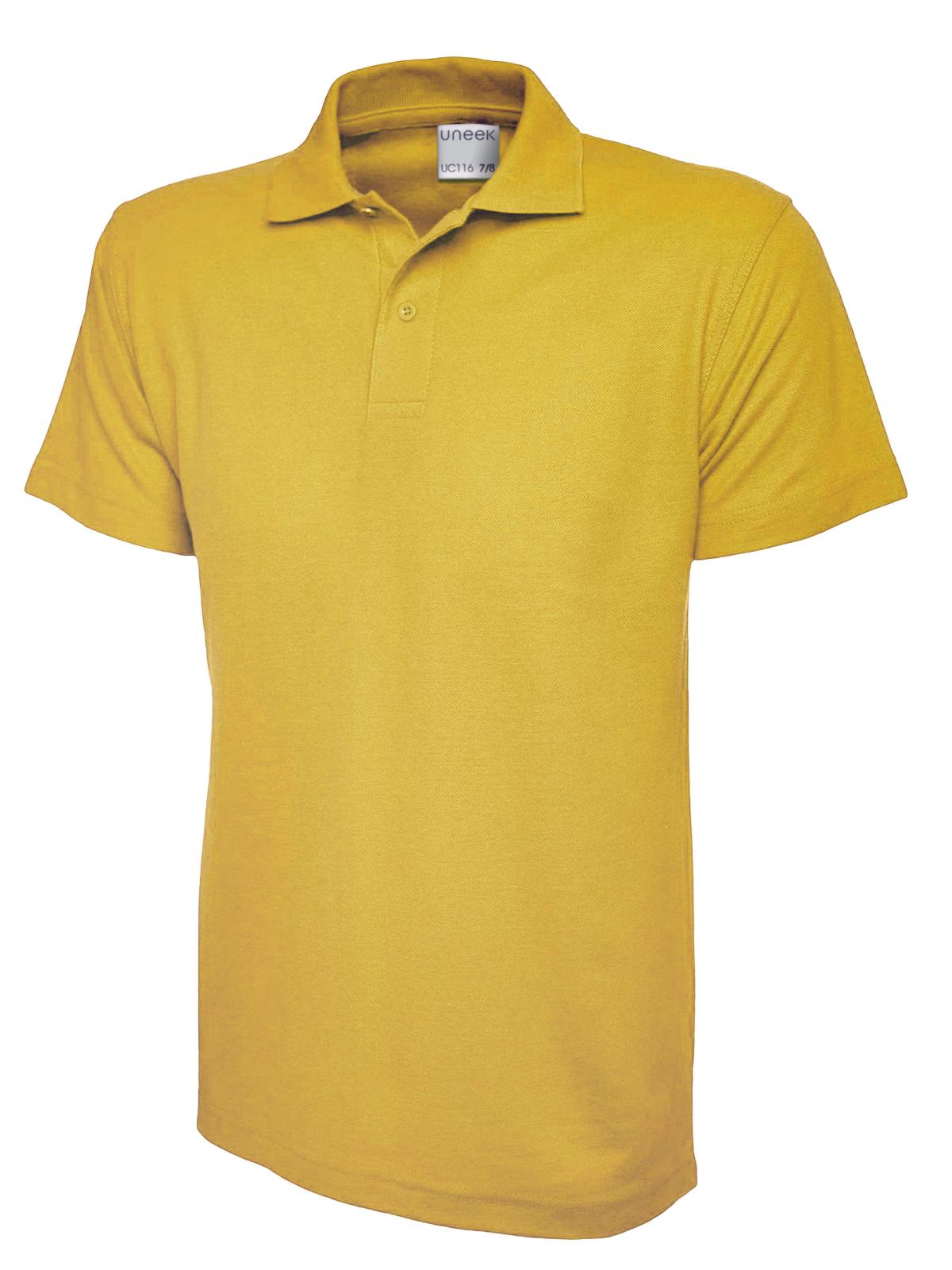 Uneek Children's Ultra Cotton Poloshirt UC116 - Yellow