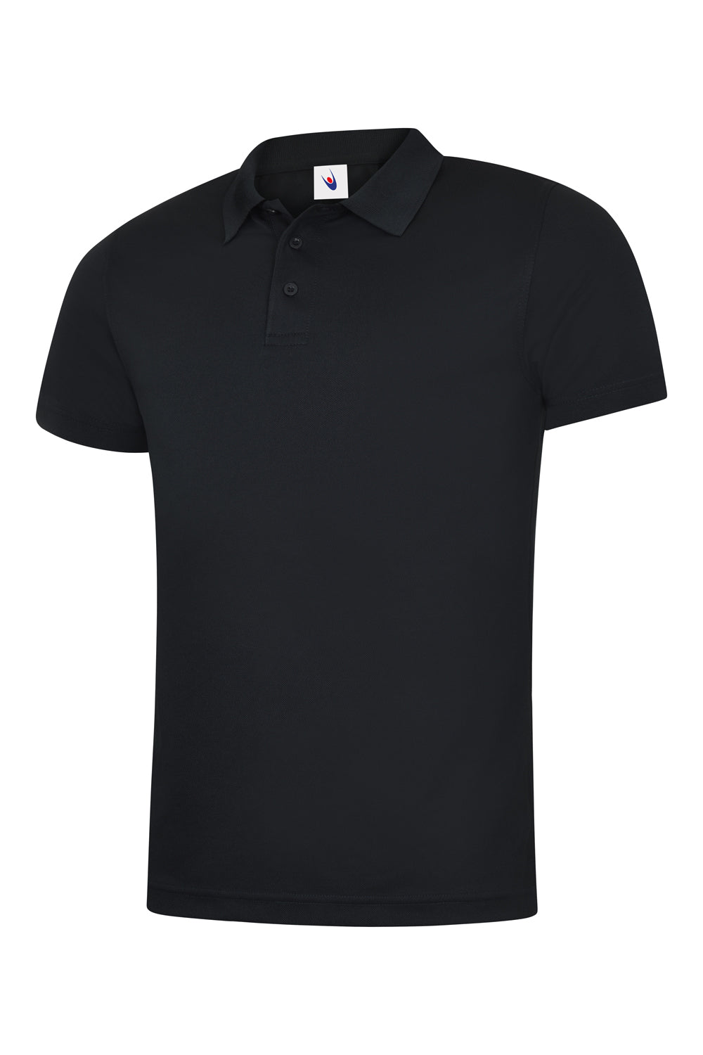 Uneek Mens Super Cool Workwear Poloshirt UC127 - Black
