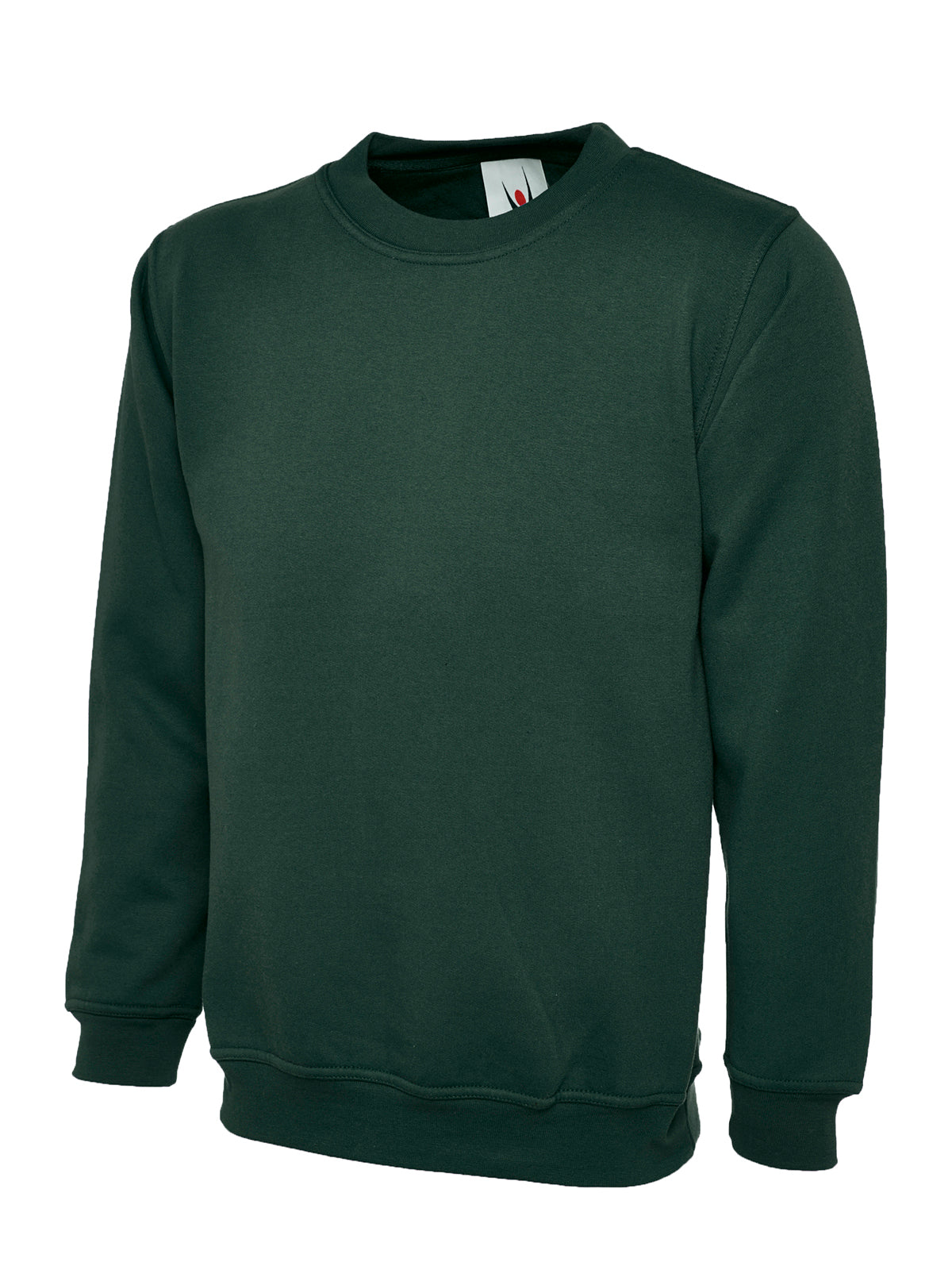 Uneek Premium Unisex Sweatshirt UC201 - Bottle Green