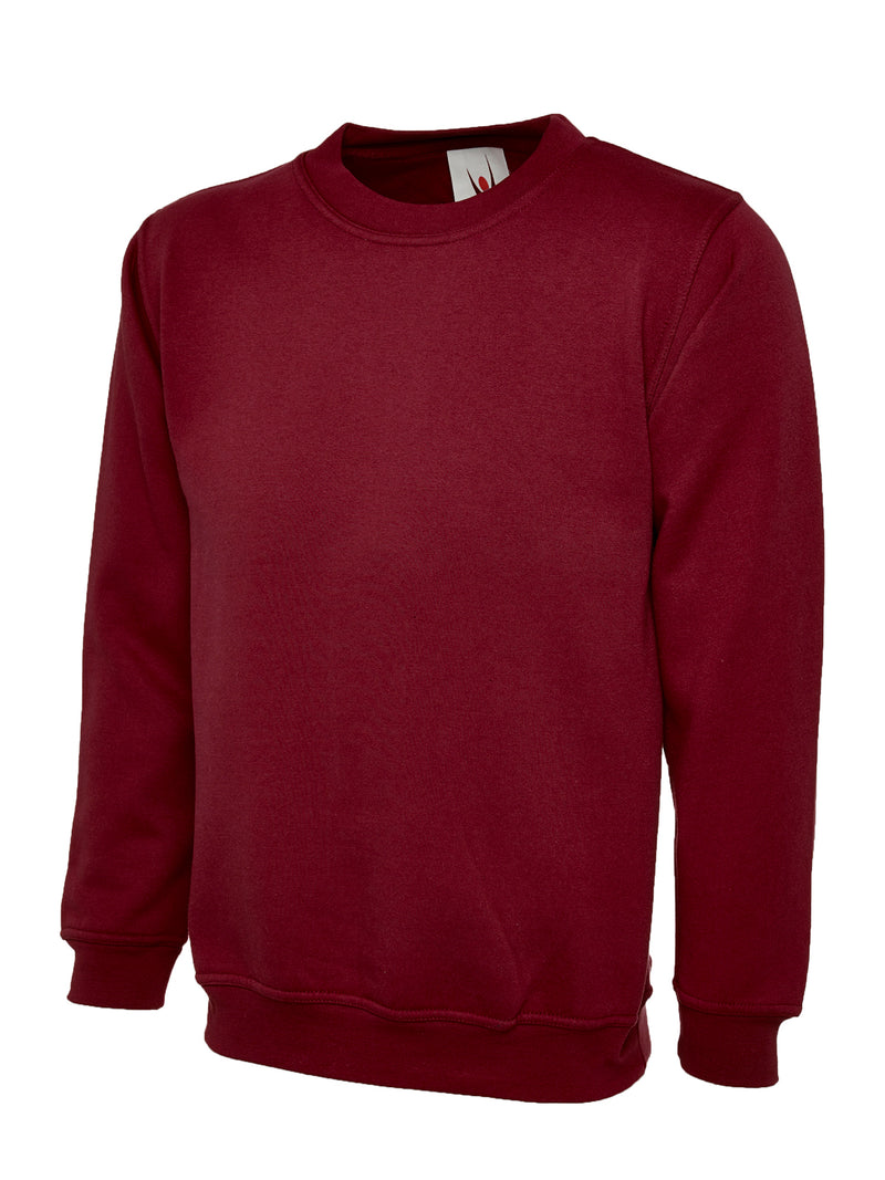 Uneek Premium Unisex Sweatshirt UC201 - Maroon