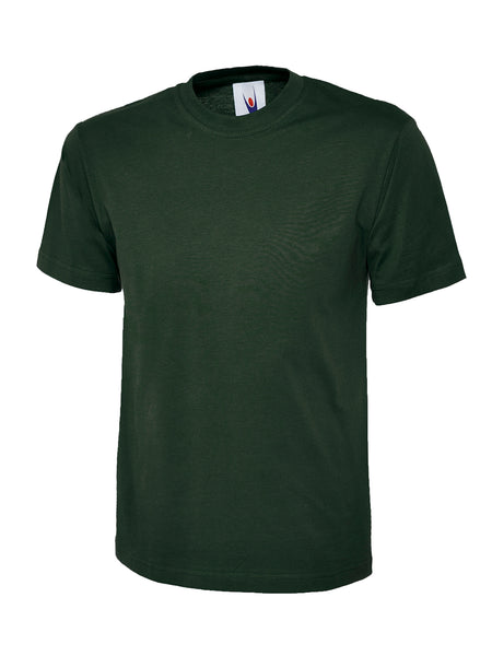 Uneek Premium Unisex T-shirt UC302 - Bottle Green