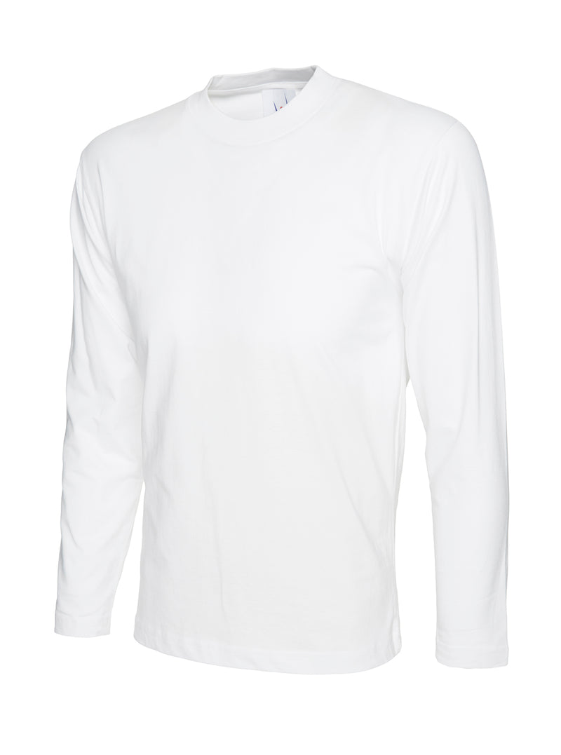 Uneek Long Sleeve T-shirt UC314 - White