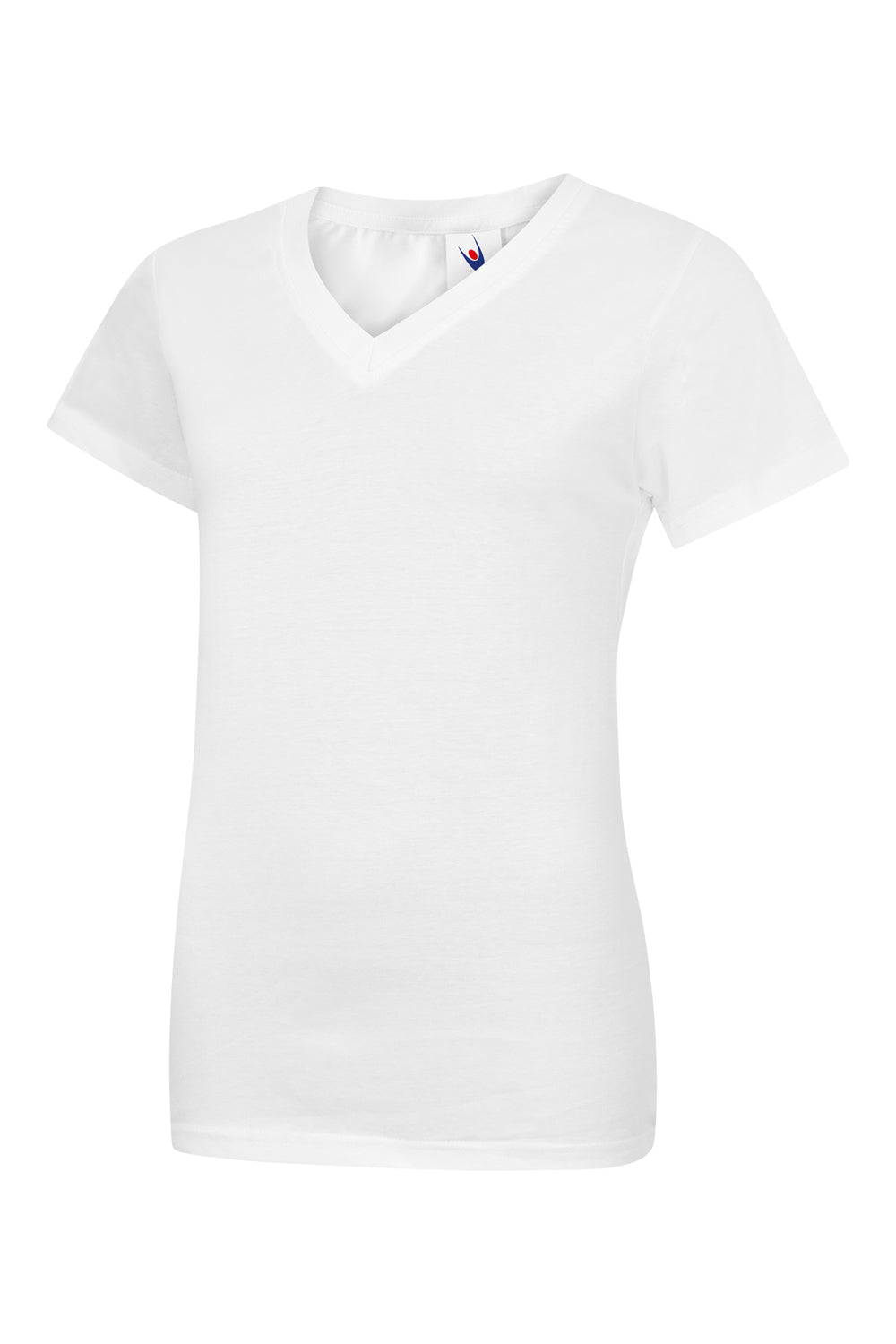 Uneek Ladies Classic V Neck T Shirt UC319 - White