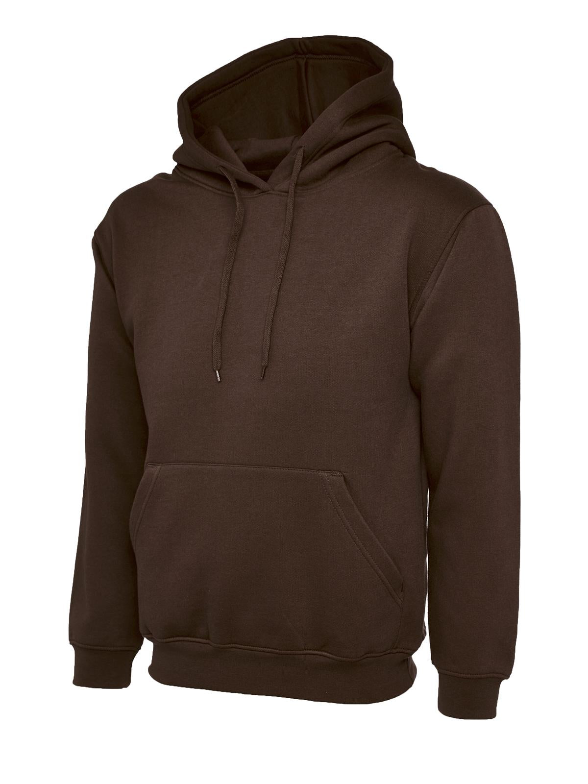 Uneek Classic Unisex Work Hoodie UC502 - Brown
