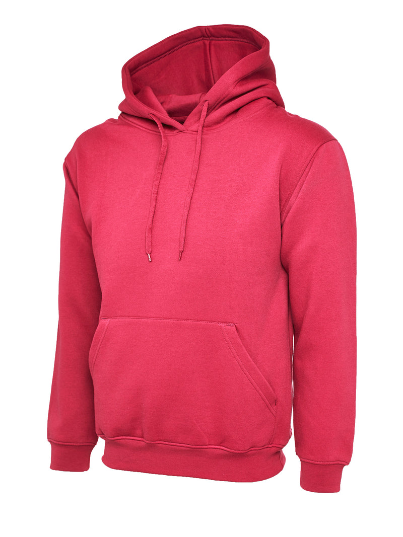 Uneek Classic Unisex Work Hoodie UC502 - Hot Pink