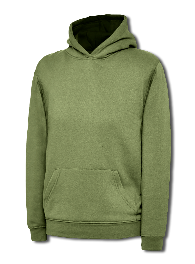 Uneek Childrens Hoodie UC503 - Military Green