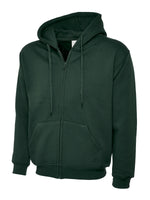 Uneek Adults Unisex Classic Full Zip Hooded Sweatshirt - UC504 - thumbnail 2