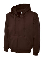 Uneek Adults Unisex Classic Full Zip Hooded Sweatshirt - UC504 - thumbnail 4