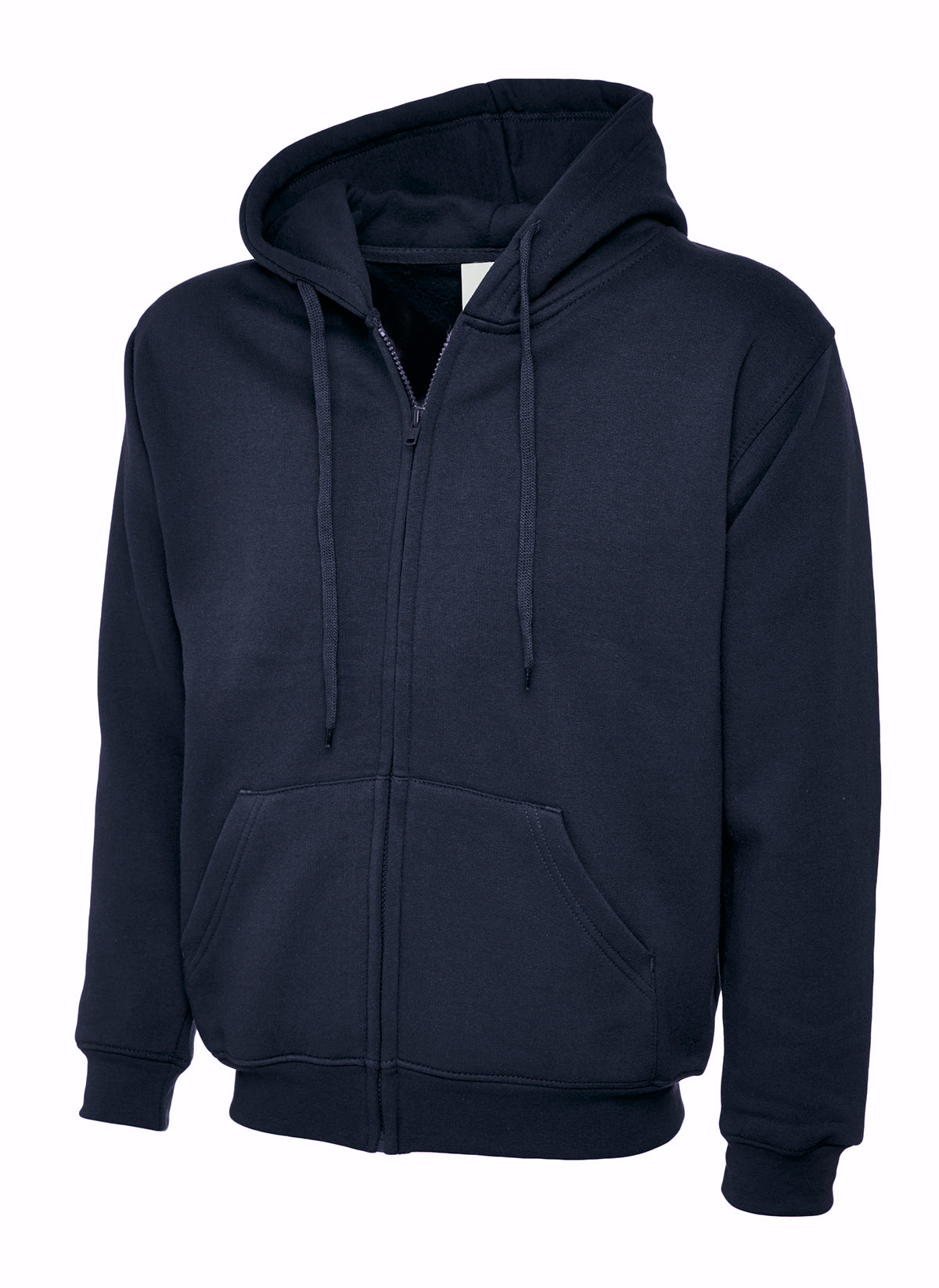 Uneek Adults Unisex Classic Full Zip Hooded Sweatshirt UC504 - Navy