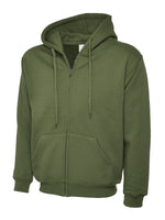 Uneek Adults Unisex Classic Full Zip Hooded Sweatshirt - UC504 - thumbnail 8
