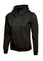 Uneek Ladies Classic Full Zip Hooded Sweatshirt - UC505 - thumbnail 1