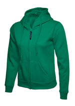 Uneek Ladies Classic Full Zip Hooded Sweatshirt - UC505 - thumbnail 5