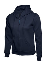 Uneek Ladies Classic Full Zip Hooded Sweatshirt - UC505 - thumbnail 6