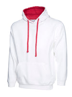 Uneek Contrast Hooded Sweatshirt - UC507 - thumbnail 12