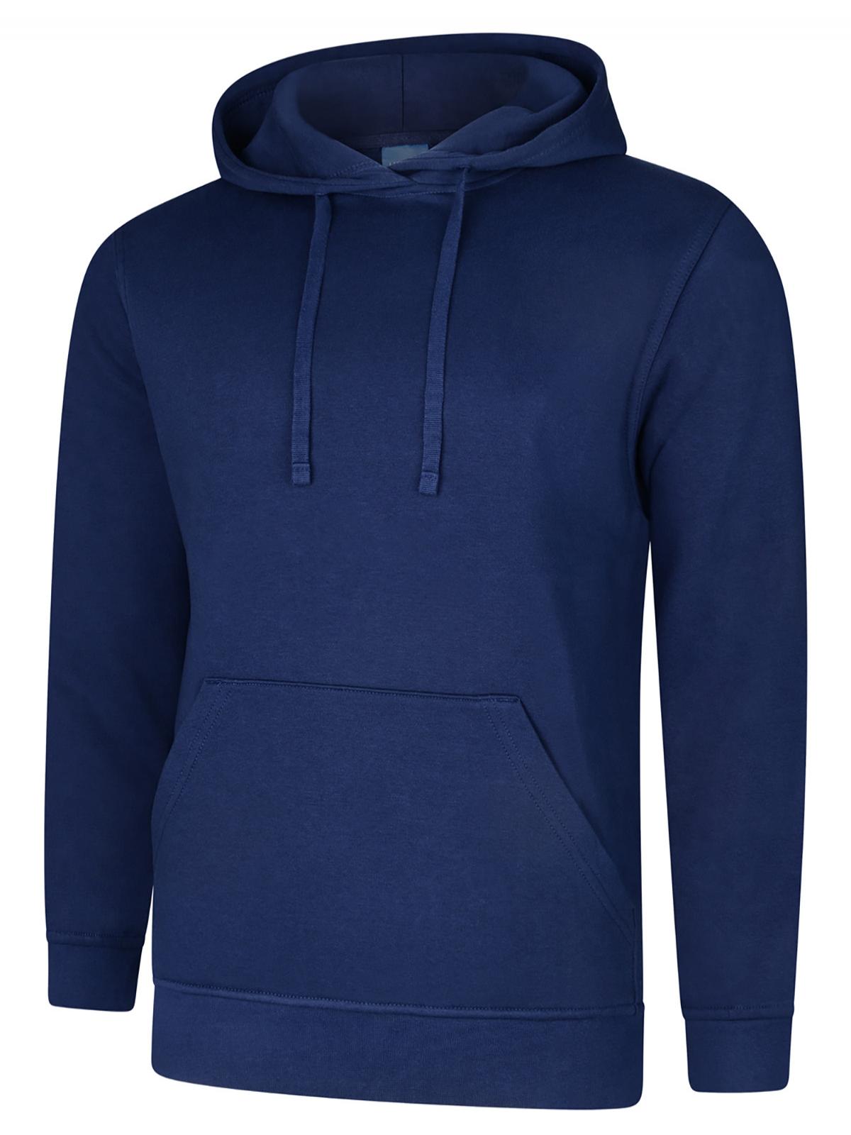 Uneek Deluxe Hooded Sweatshirt UC509 - French Navy