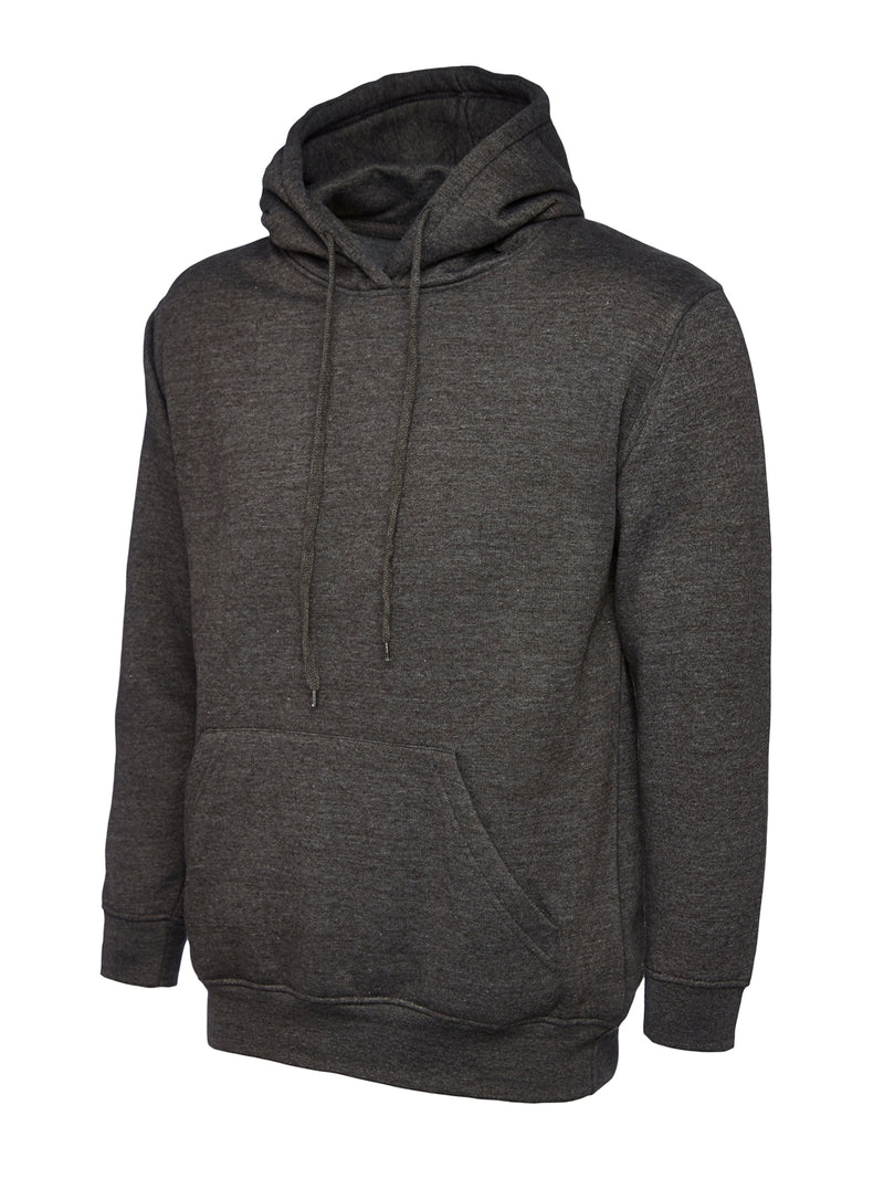 Uneek Ladies Deluxe Hooded Sweatshirt UC510 - Charcoal