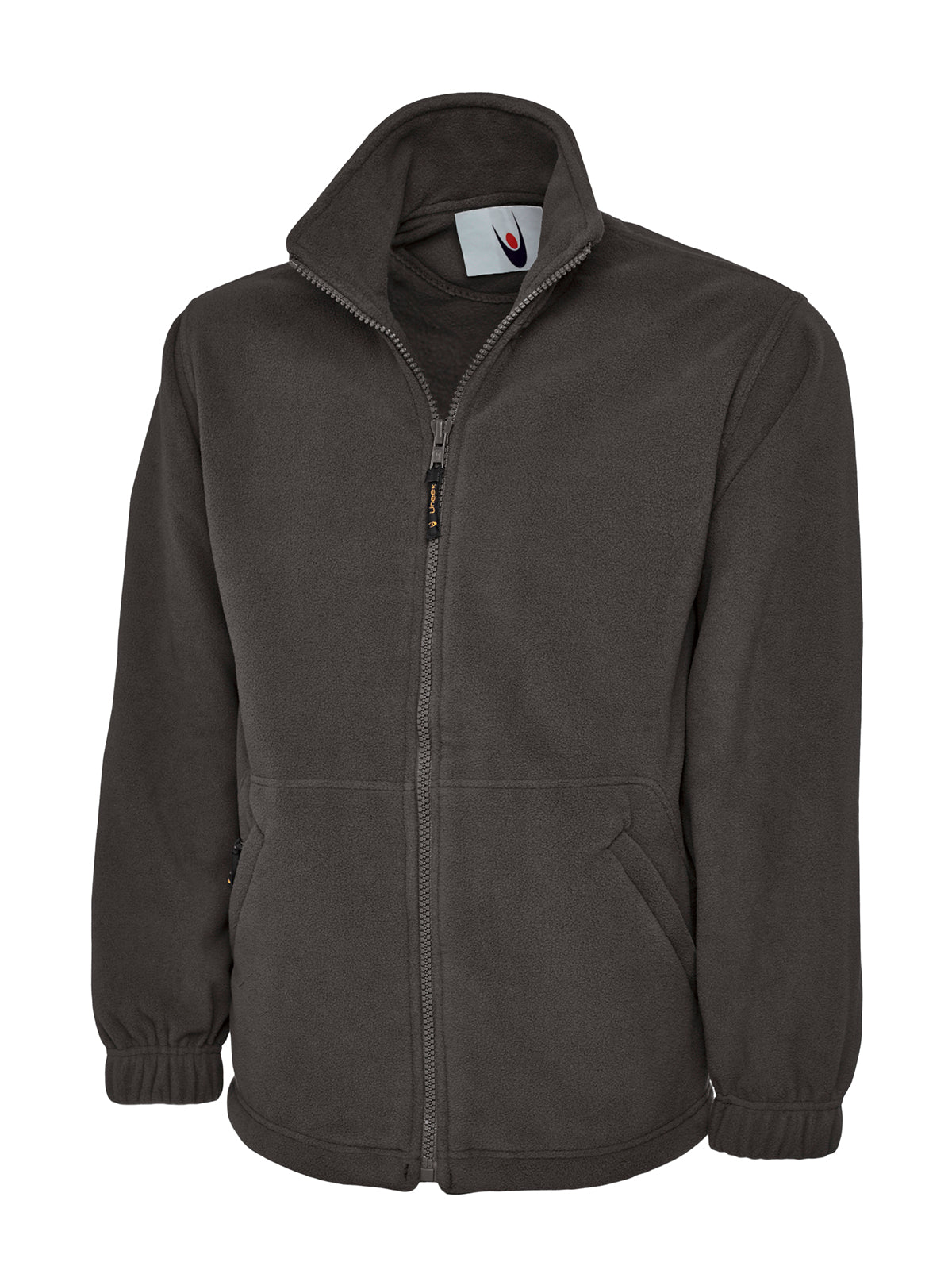 Uneek Unisex Premium Full Zip Micro Work Fleece UC601 - Charcoal