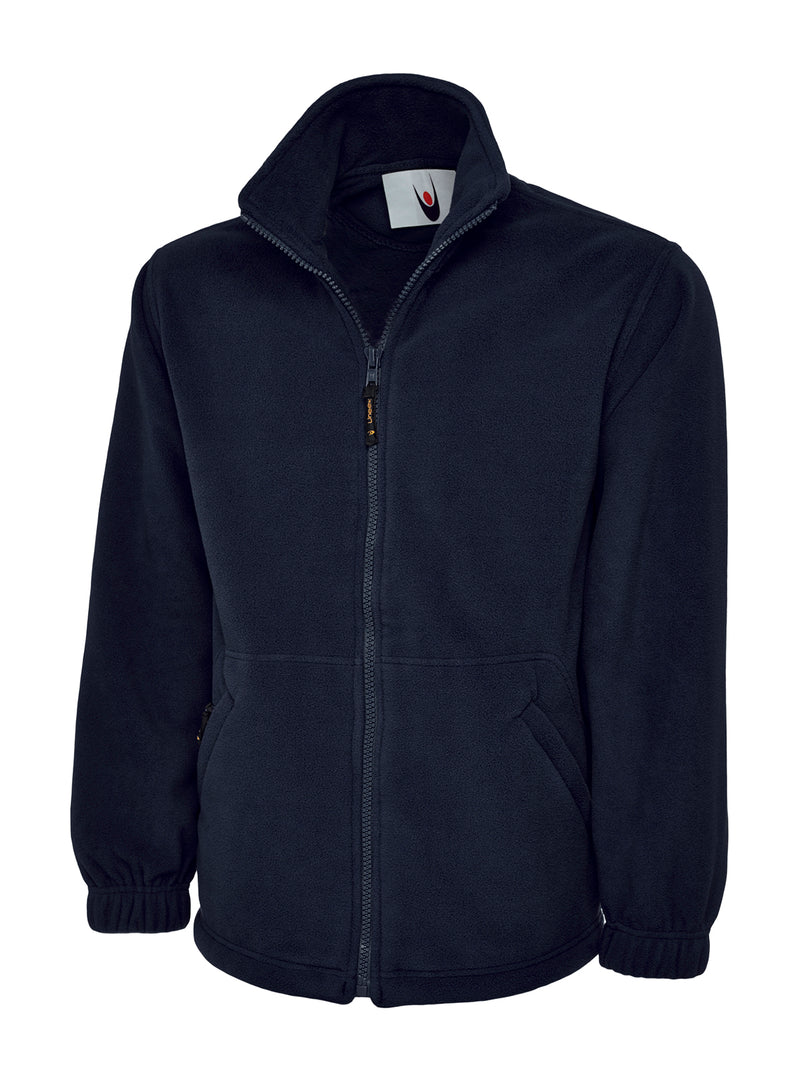 Uneek Unisex Premium Full Zip Micro Work Fleece UC601 - Navy