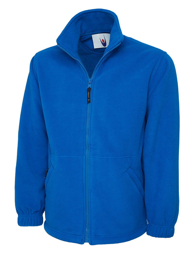 Uneek Unisex Premium Full Zip Micro Work Fleece UC601 - Royal