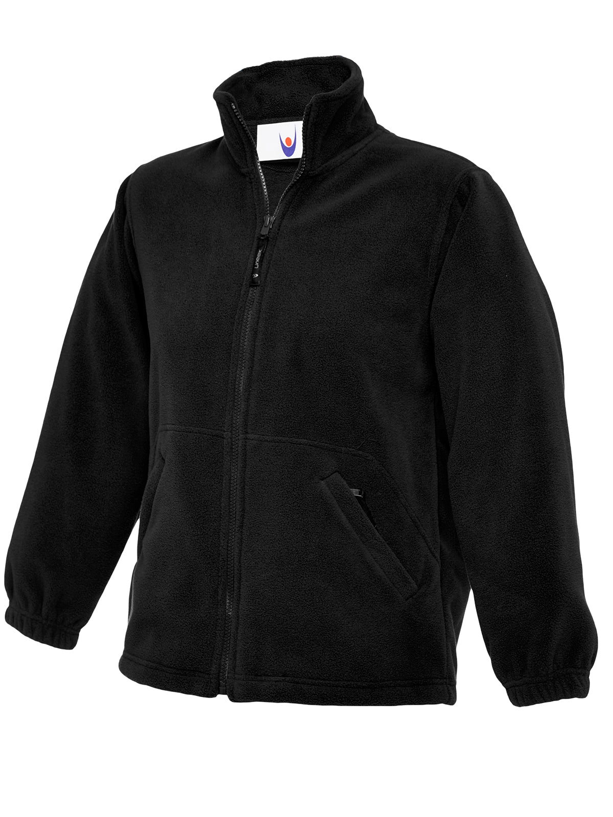Uneek Childrens Full Zip Micro Fleece Jacket UC603 - Black