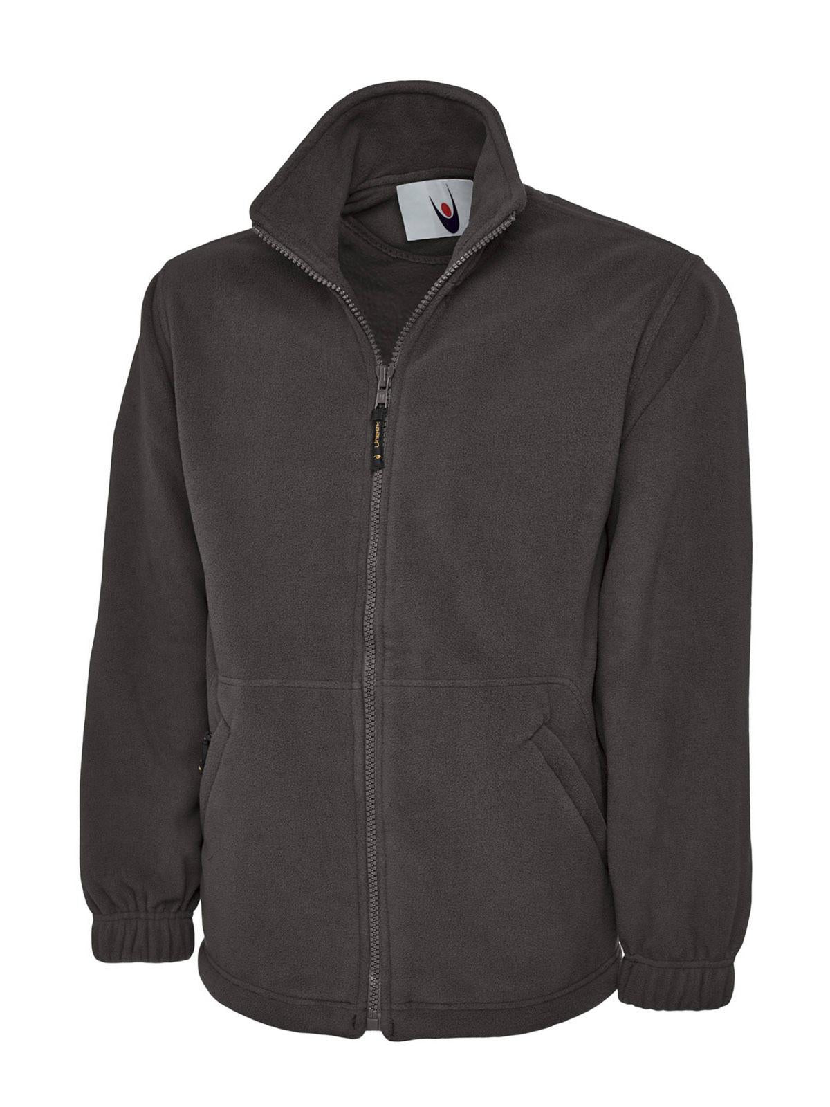 Uneek Classic Full Zip Micro Fleece Jacket UC604 - Charcoal