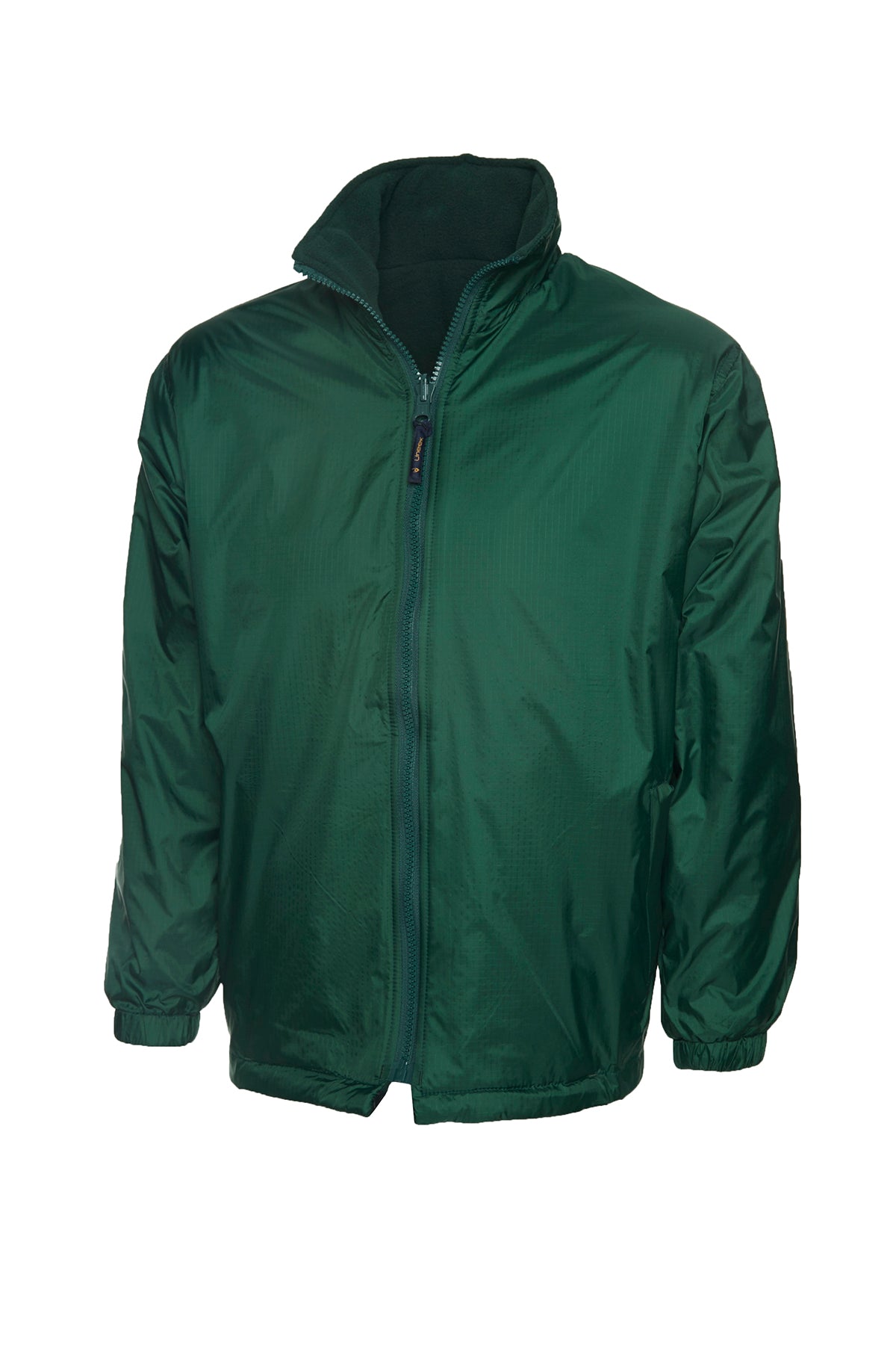 Uneek Childrens Reversible Fleece Jacket UC606 - Bottle Green