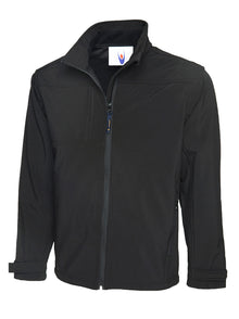 Uneek Premium Full Zip Soft Shell Jacket UC611 - Black