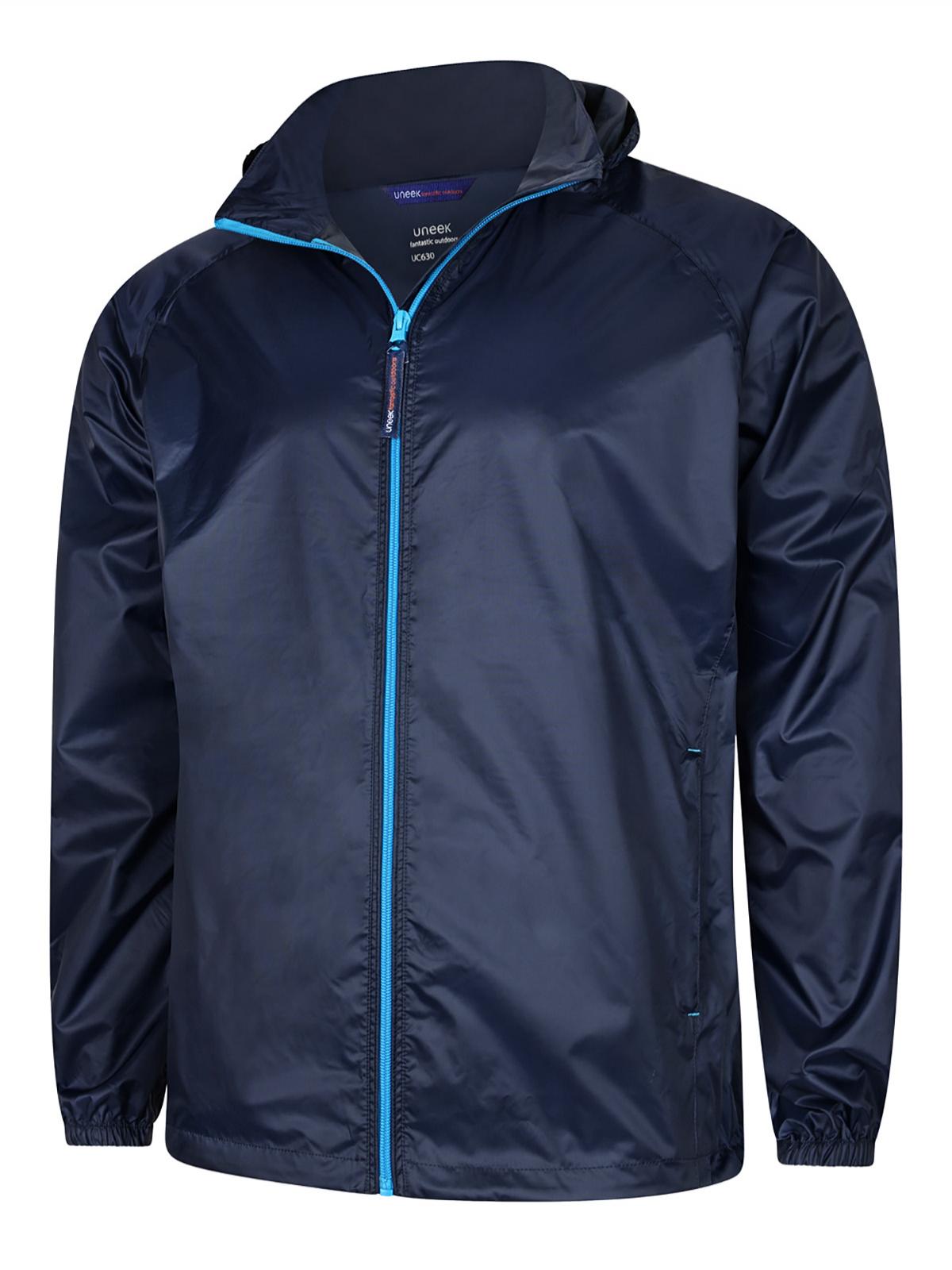Uneek Active Jacket UC630 - Navy/Surf Blue