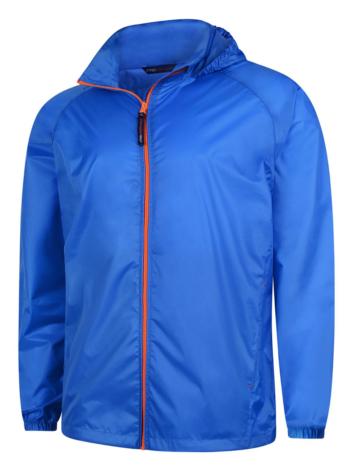 Uneek Active Jacket UC630 - Oxford Blue/Orange