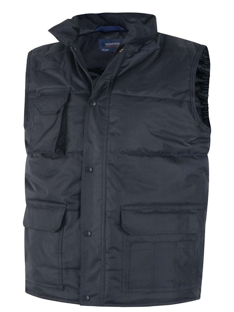 Uneek Super Pro Body Warmer UC640 - Navy