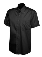 Uneek Mens Pinpoint Oxford Half Sleeve Shirt - UC702 - thumbnail 2
