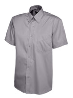 Uneek Mens Pinpoint Oxford Half Sleeve Shirt - UC702 - thumbnail 3