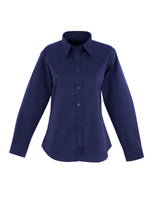 Uneek Ladies Pinpoint Oxford Full Sleeve Shirt - UC703 - thumbnail 6