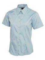 Uneek Ladies Pinpoint Oxford Half Sleeve Shirt - UC704 - thumbnail 4