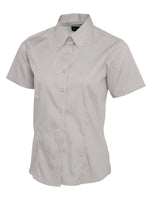 Uneek Ladies Pinpoint Oxford Half Sleeve Shirt - UC704 - thumbnail 7